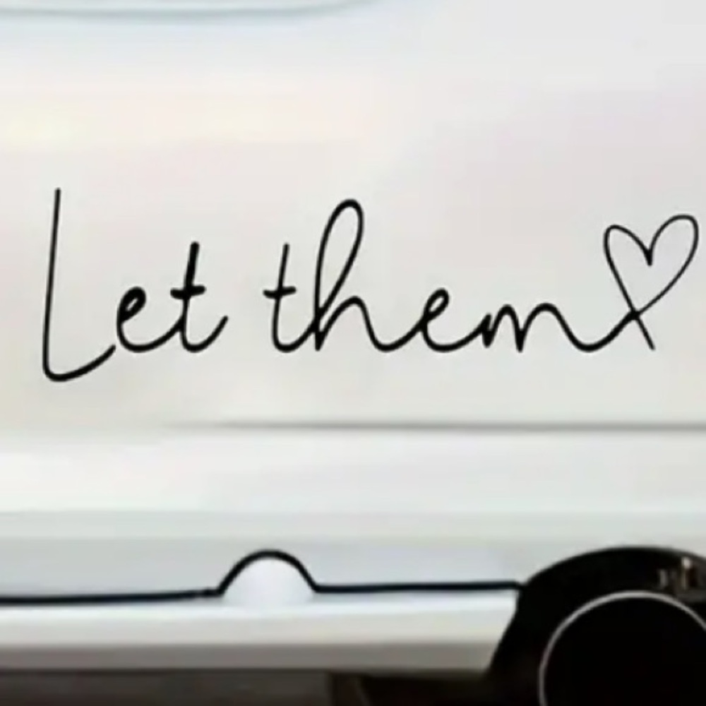 3/$10 “Let Them Love' Vinyl Decal Sticker